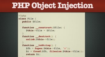 Как эксплуатировать уязвимость PHP OBJECT INJECTION