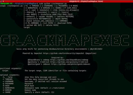 CRACKMAPEXEC — инструмент для взлома Windows / Active Directory окружения