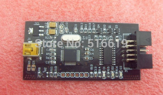 Free shipping  Nrf24lE1 NRF24LU1 programmer (with burning software)
