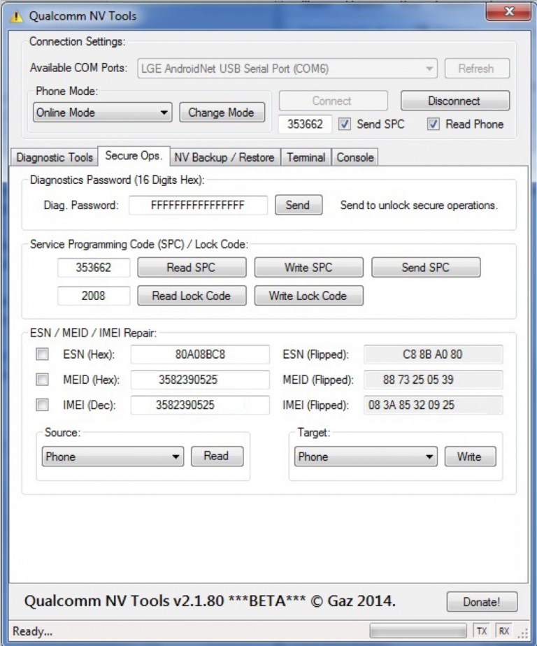 Qualcomm hs usb diagnostics 9006 как перевести в режим записи