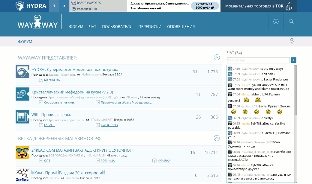 Darknet Market Stats