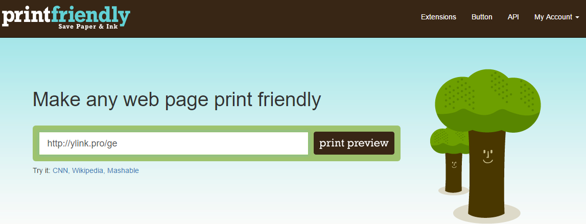 Print url. Print friendly.