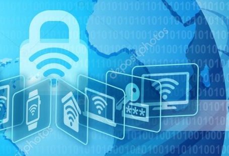 Wifi Security Protection Banner ⬇ Stock Photo, Image by © arrow123  #113094658