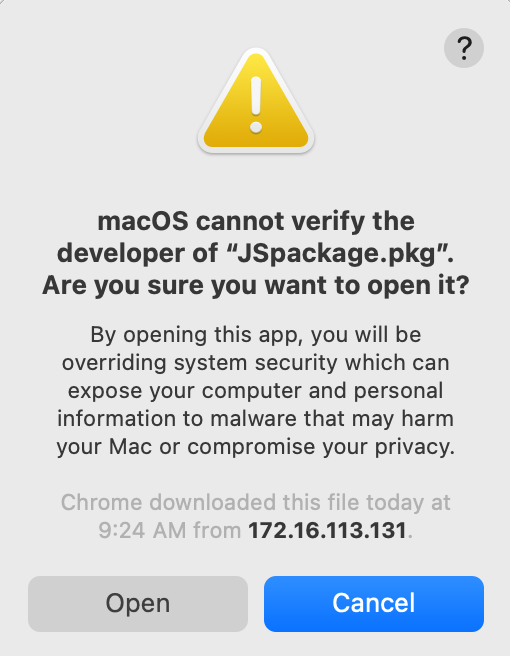 Решение проблем начального доступа в macOS