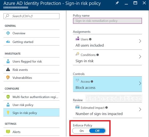 Azure AD Identity Protection not enabled