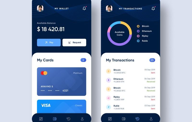 Crypto Wallet App | Search by Muzli