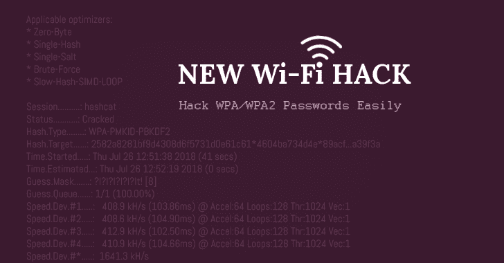 Взлом паролей WPA2 с помощью PMKID Hashcat